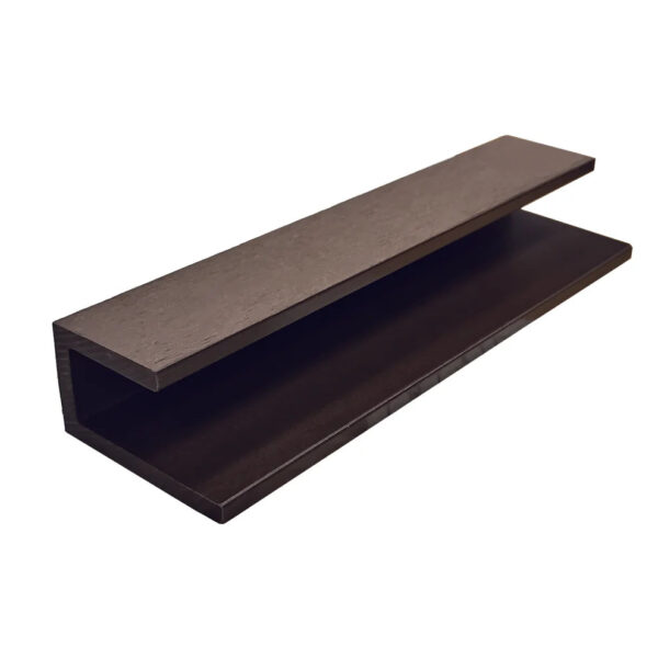 Cladding Chocolate Brown U Trim - Image 3