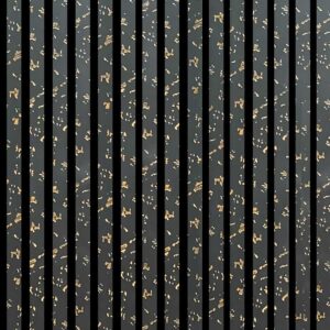 Black Gold Dot Acoustic Panel 2400mm x 600mm