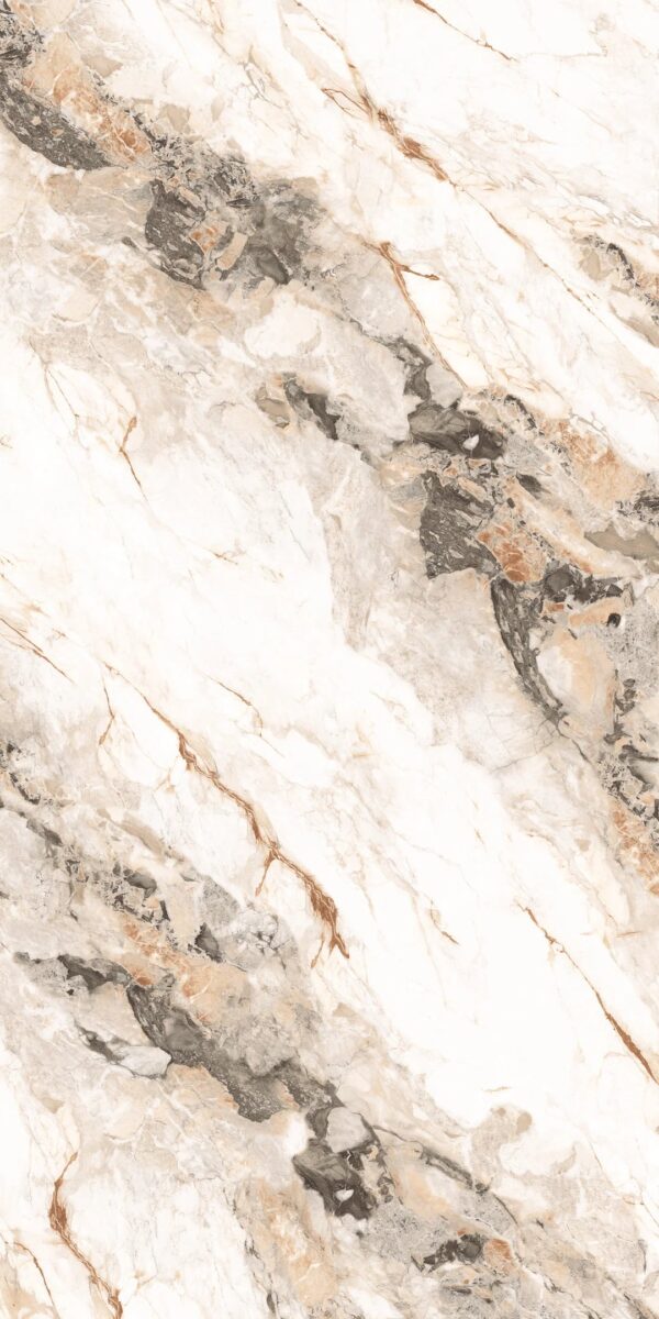 Camelus Gold Glossy Glitter Carving 60x120cm Porcelain Wall Floor Tile - Image 3