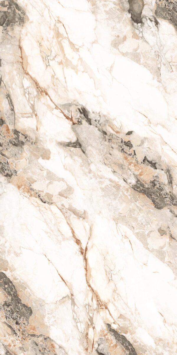 Camelus Gold Glossy Glitter Carving 60x120cm Porcelain Wall Floor Tile - Image 2