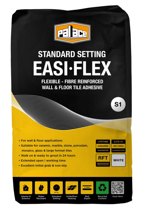 54 bags PALACE Easi-Flex Wall & Floor Adhesive – White