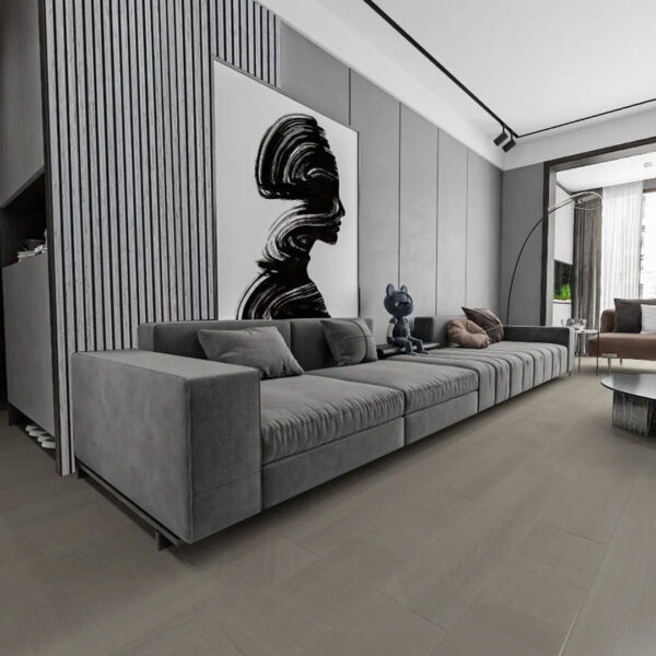 Grey Oak Acoustic Panel 2400mm x 600mm - Image 2