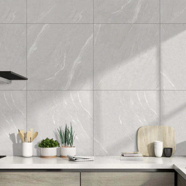 54.72 SQM Pallet Deal: Yorks Bianco Matt Porcelain Tiles 60x60cm - Image 2
