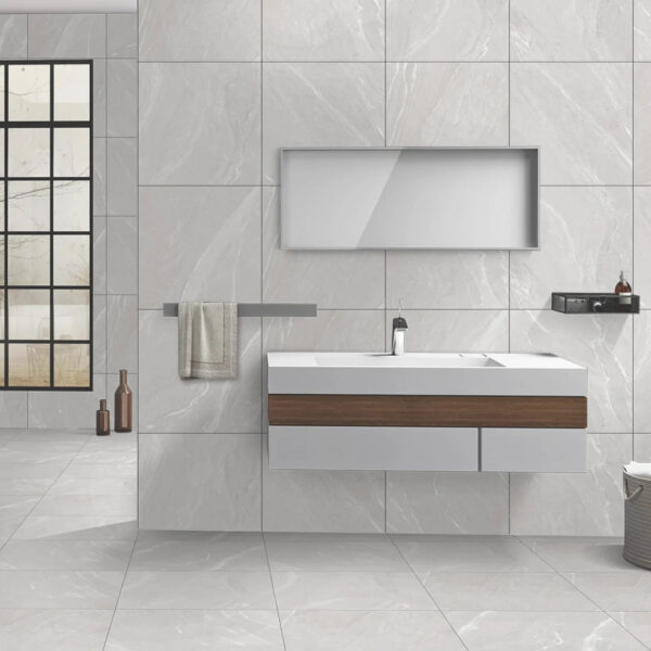 54.72 SQM Pallet Deal: Yorks Bianco Matt Porcelain Tiles 60x60cm - Image 4