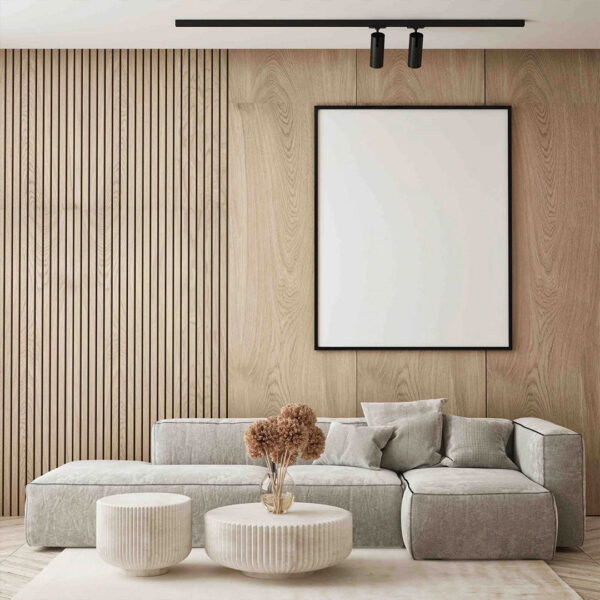 Natural Oak Acoustic Panel 2400mm x 600mm - Image 2
