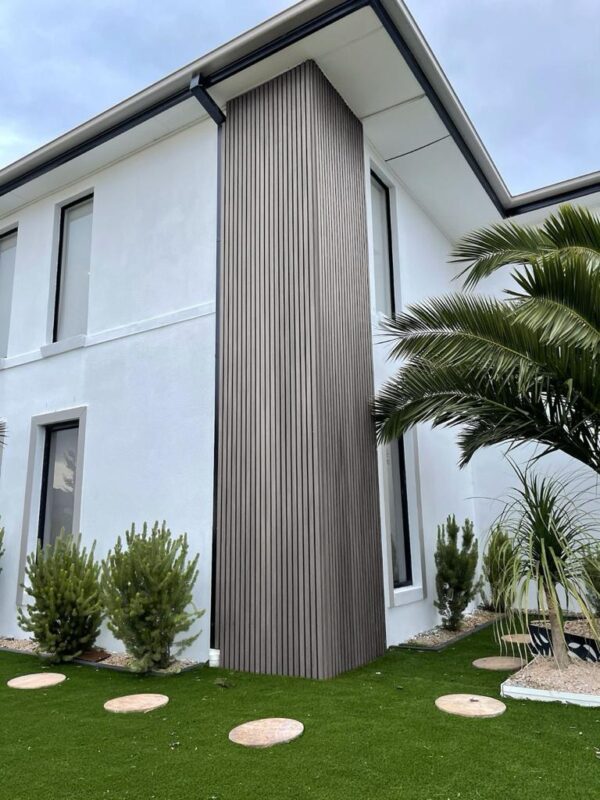 3.6m Composite Slat Wall - Natural - Image 2