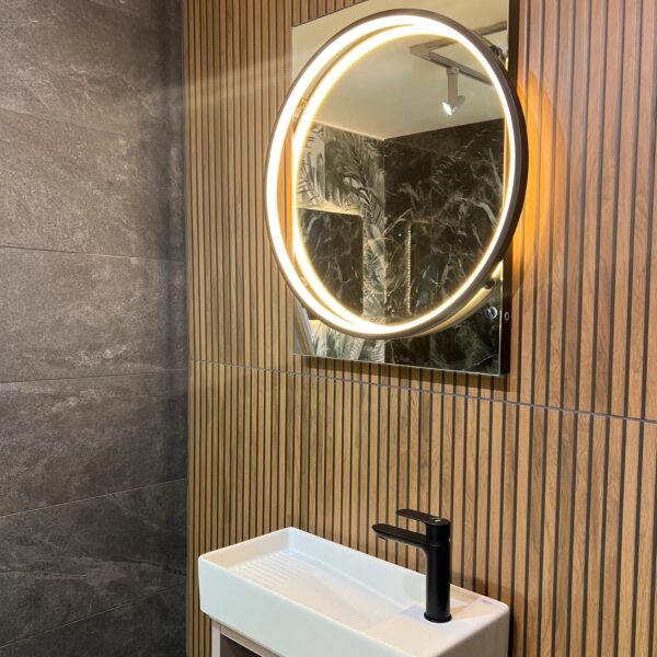 Sagano Noce Dark Lines 60x120 porcelain - Image 2