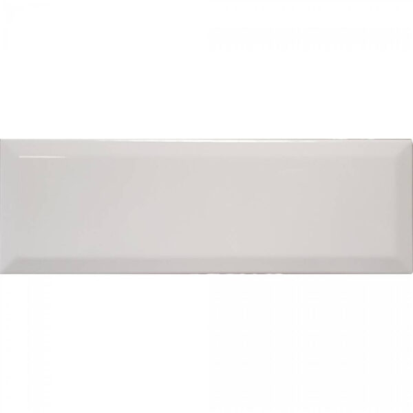 Biselado 10x30 White Matt Bevelled