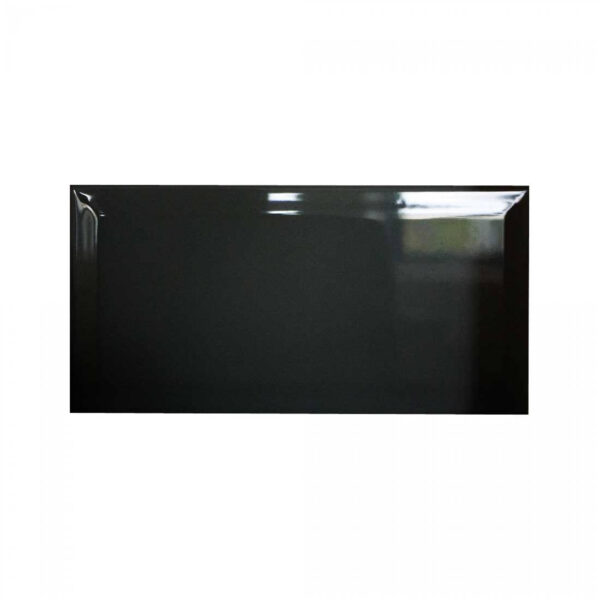 Biselado 10x20 Black Gloss Bevelled