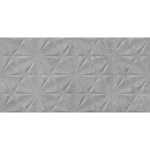Hampton Floral Decor 30x60 Grey Matt
