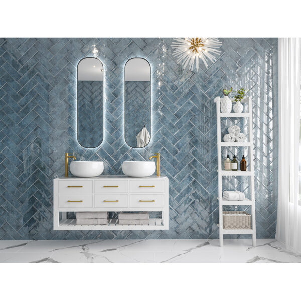Como 10x30 Blue Gloss Bumpy - Image 2