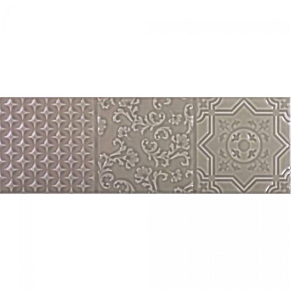 Esencia Relieve 10x30 Gris Gloss