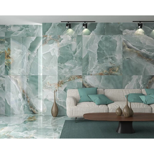 Iceland Mint 60cm x 120cm Ultra Gloss Porcelain Wall and Floor Tile 🇪🇸 - Image 2