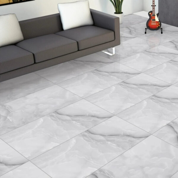 48.96 SQM Pallet Deal: Lumix silver Gloss Porcelain 60x120cm Tiles - Image 5