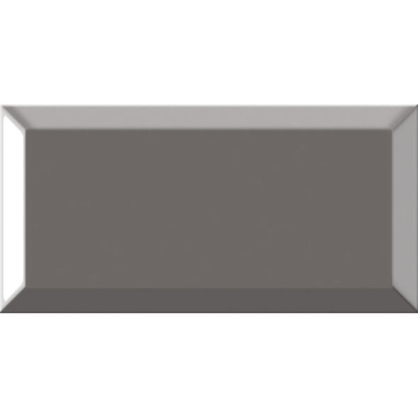 Metrotile 10x20 Dark Gris Gloss Bevelled