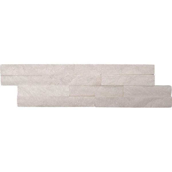 Split Face Quartz 10x36 Blanco Matt