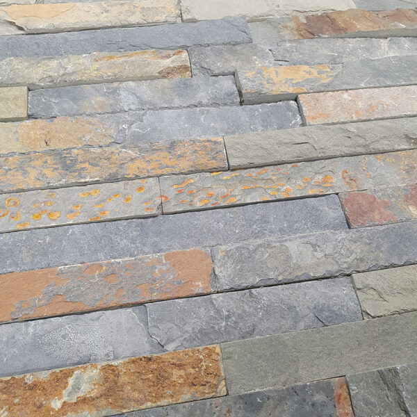 Split Face Rustic Slate 10x36 Multi Matt - Image 2