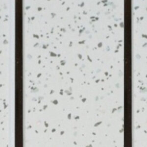 White Sparkle Silver Strip PVC Ceiling Cladding